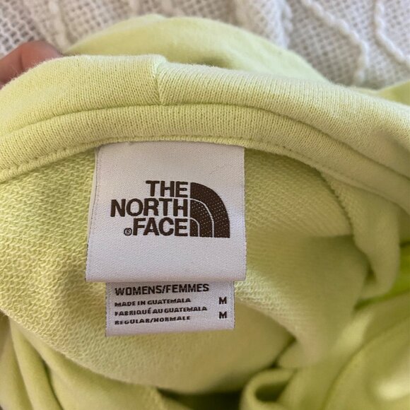 The North Face Long Sleeve Pullover Hoodie Sweatshirt Pale Yellow Medium - Picture 5 of 5